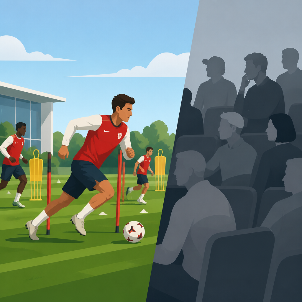 Why Arsenal’s title return to training matters more than the gallery