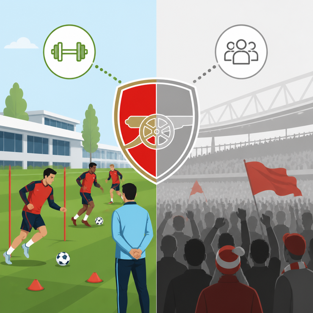 Why Arsenal’s title return to training matters more than the gallery