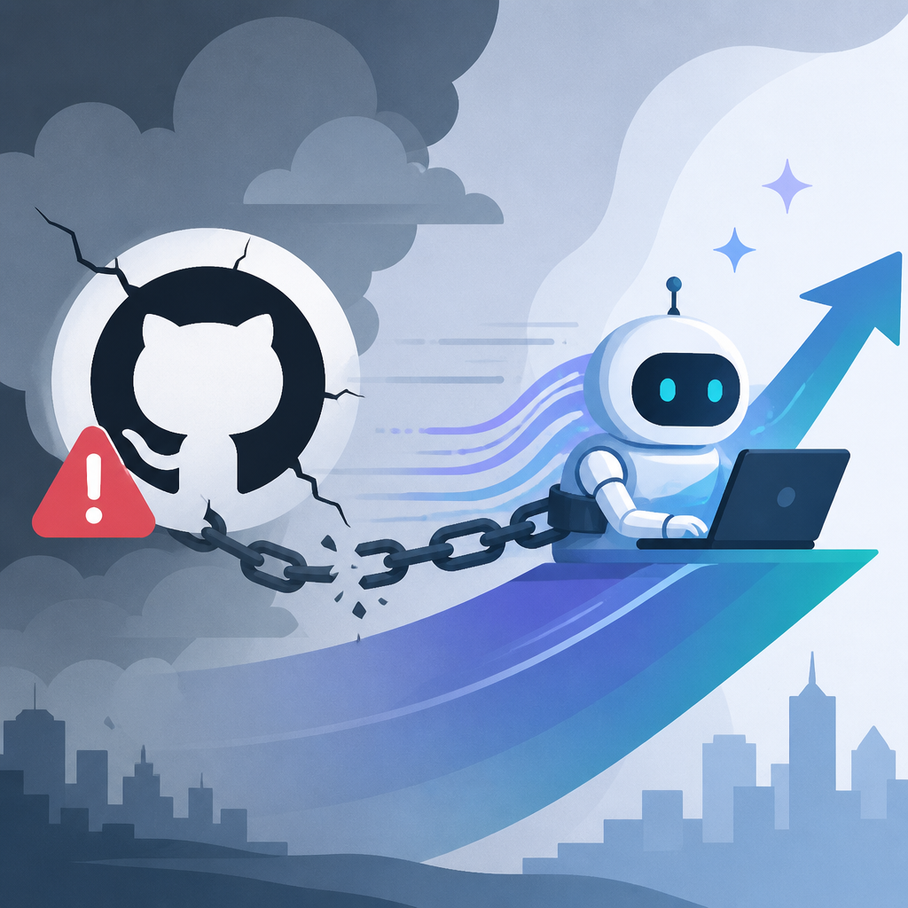 GitHub 故障拖慢微軟 AI 編碼優勢