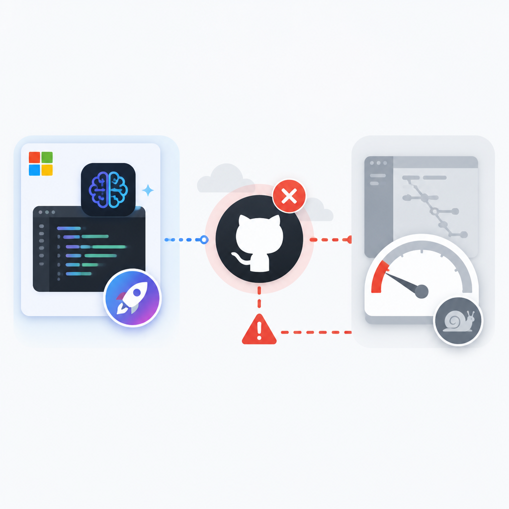 GitHub 故障拖慢微軟 AI 編碼優勢