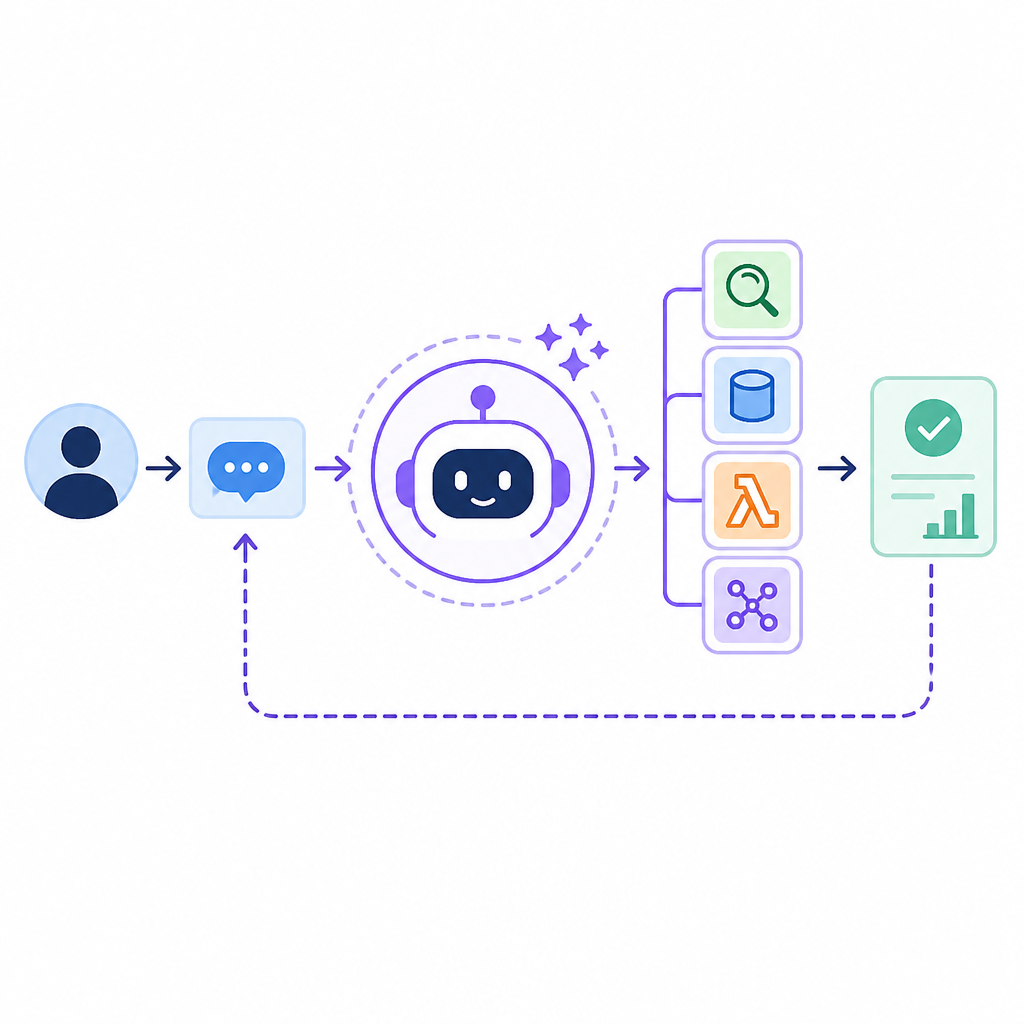 AWS explains AI agents in one workflow