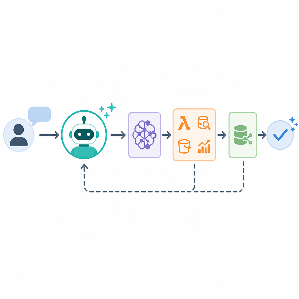 AWS 用一個流程講懂 AI Agent