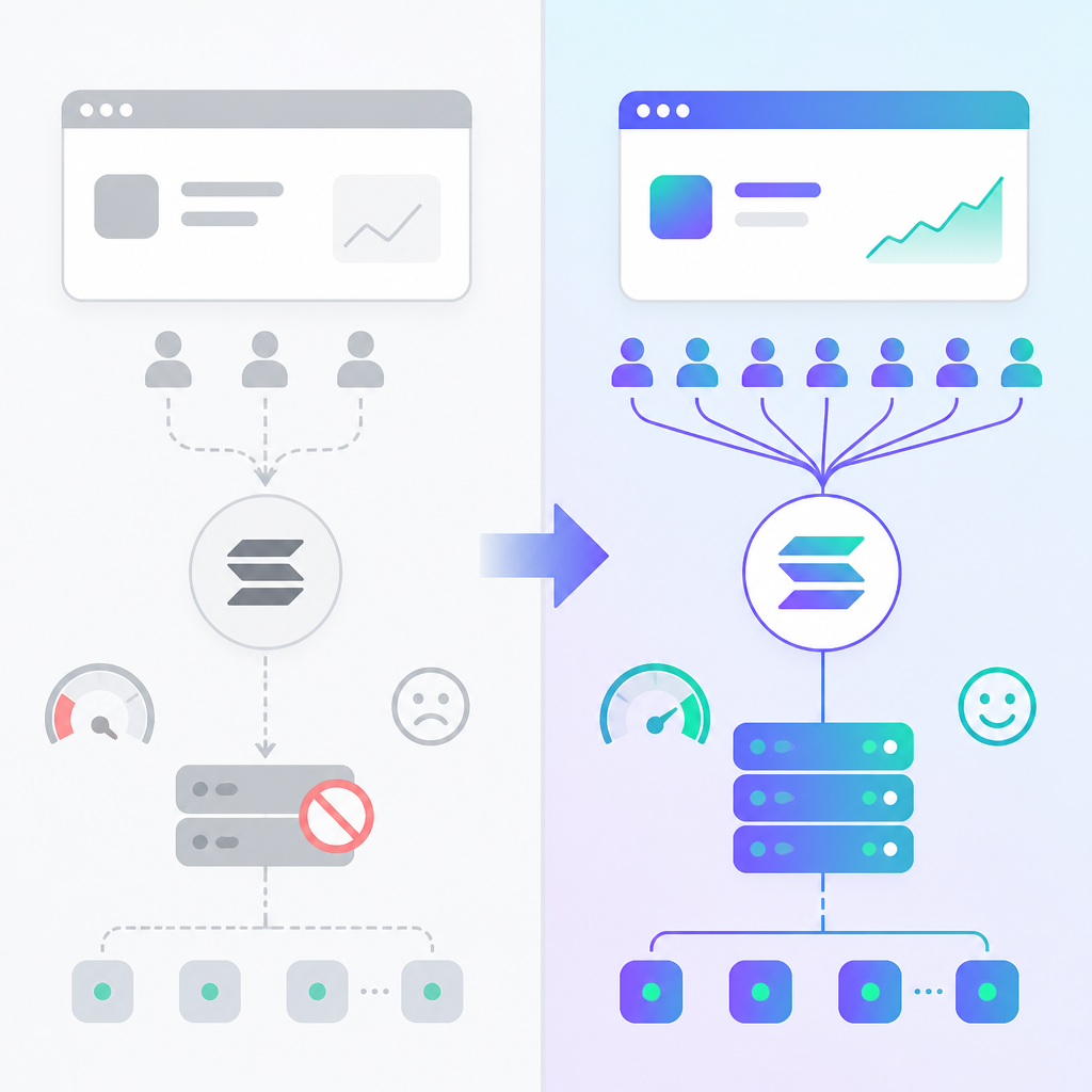 How a Solana dapp outgrew free RPC