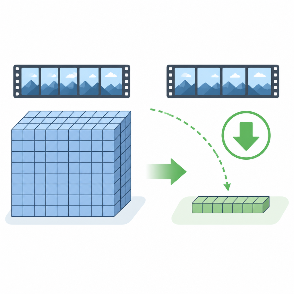 VideoMLA cuts video KV cache memory 92.7%