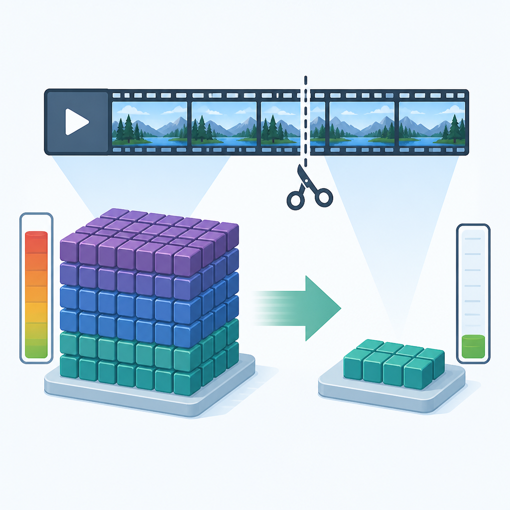 VideoMLA cuts video KV cache memory 92.7%