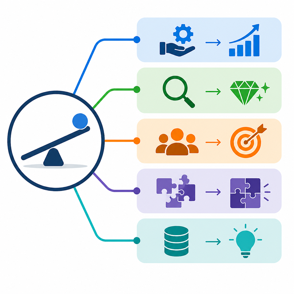 5 Synonym Groups for “Leveraging”