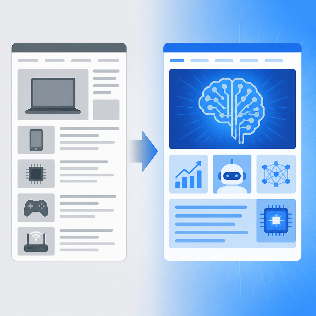 Why the tech page proves AI is now the real tech story