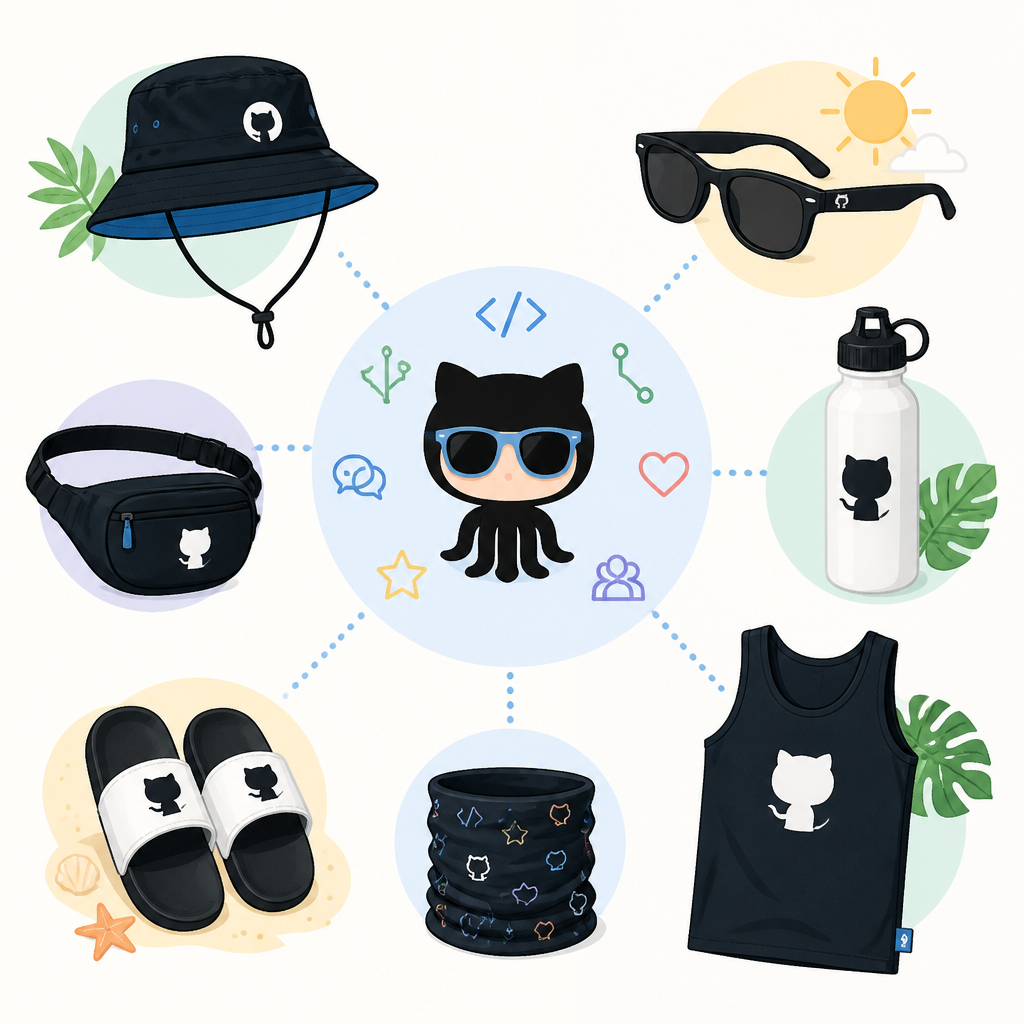 GitHub ESC 周邊把開發者文化做成夏季裝備