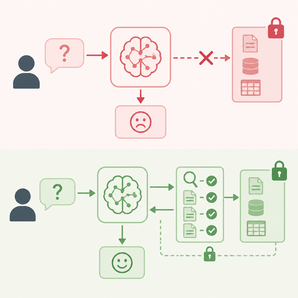Why RAG Beats Prompting for Private Data