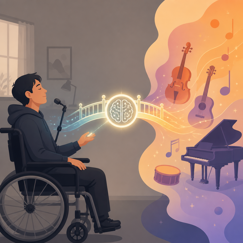 為什麼 AI 是失去行動能力音樂人的唯一誠實橋樑