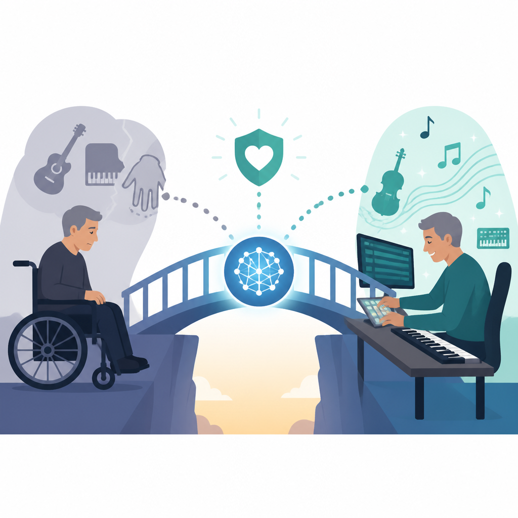 Why AI is the only honest bridge for musicians losing mobility