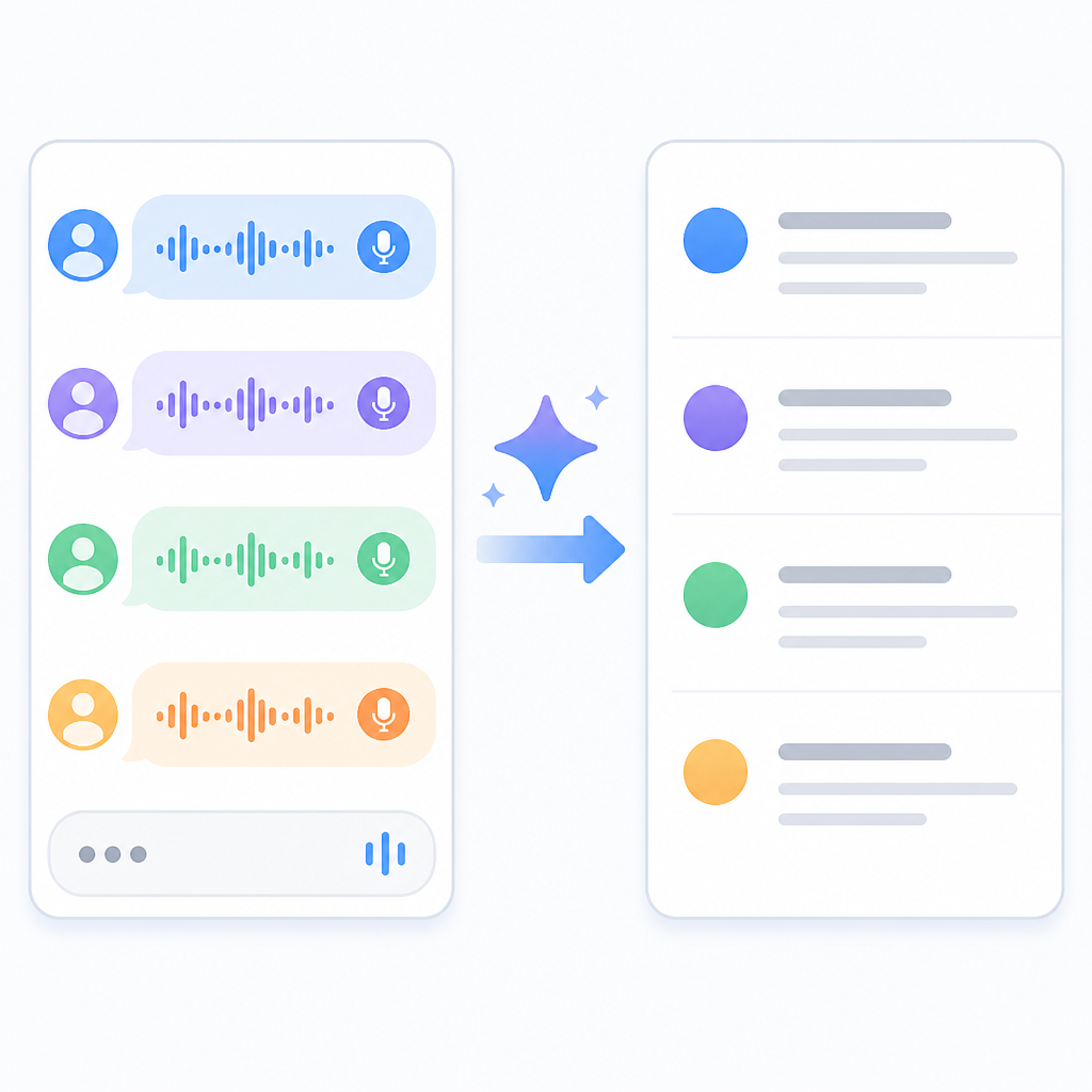 Gemini’s new voices turn chat into a list
