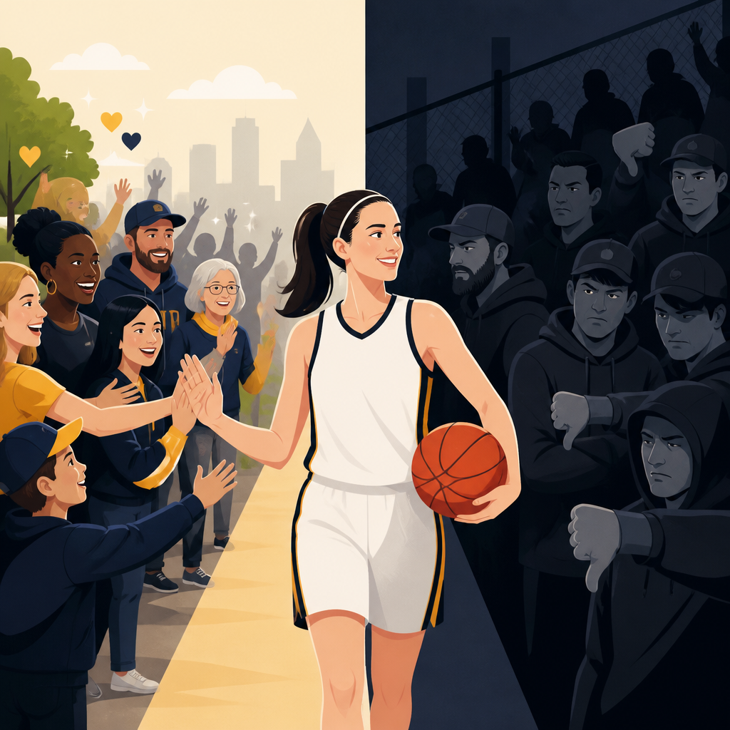 為什麼 Caitlin Clark 在哪都受歡迎，除了 Ballhalla