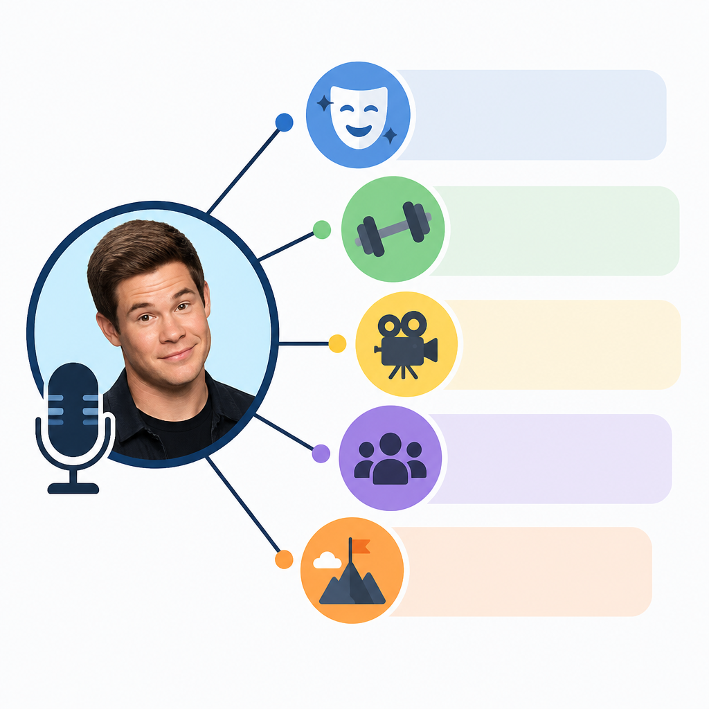 5 podcast talking points from Adam DeVine