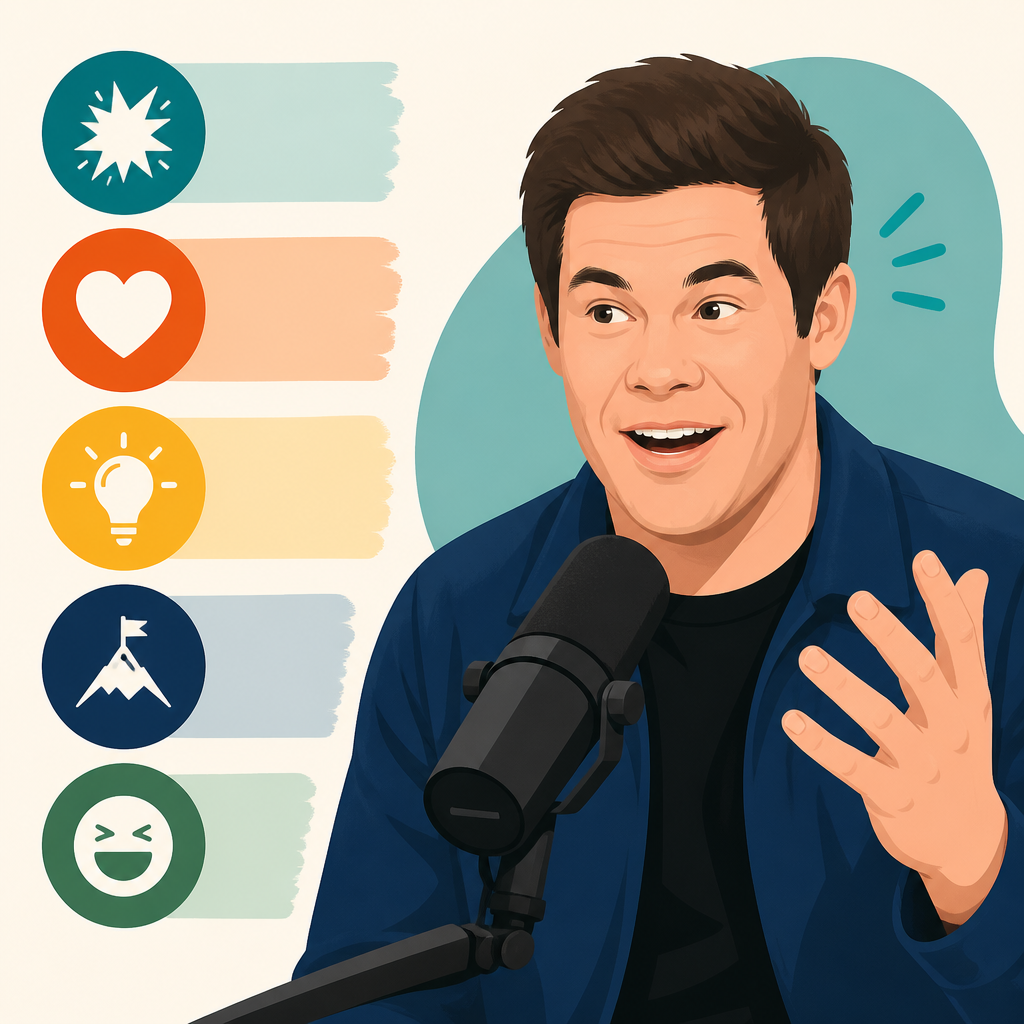 5 podcast talking points from Adam DeVine