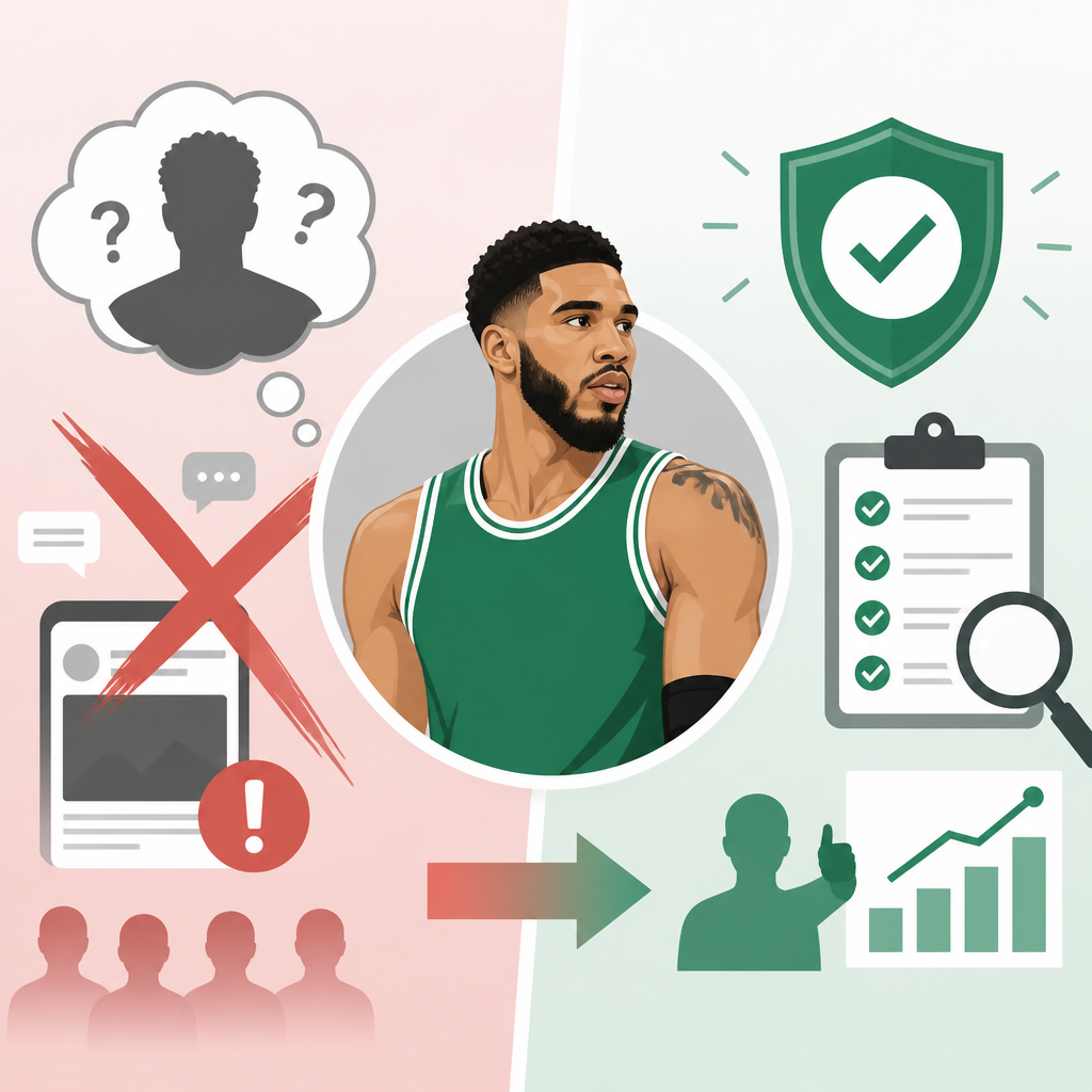 為什麼 TikTok 上的 Jayson Tatum 傳聞是錯的