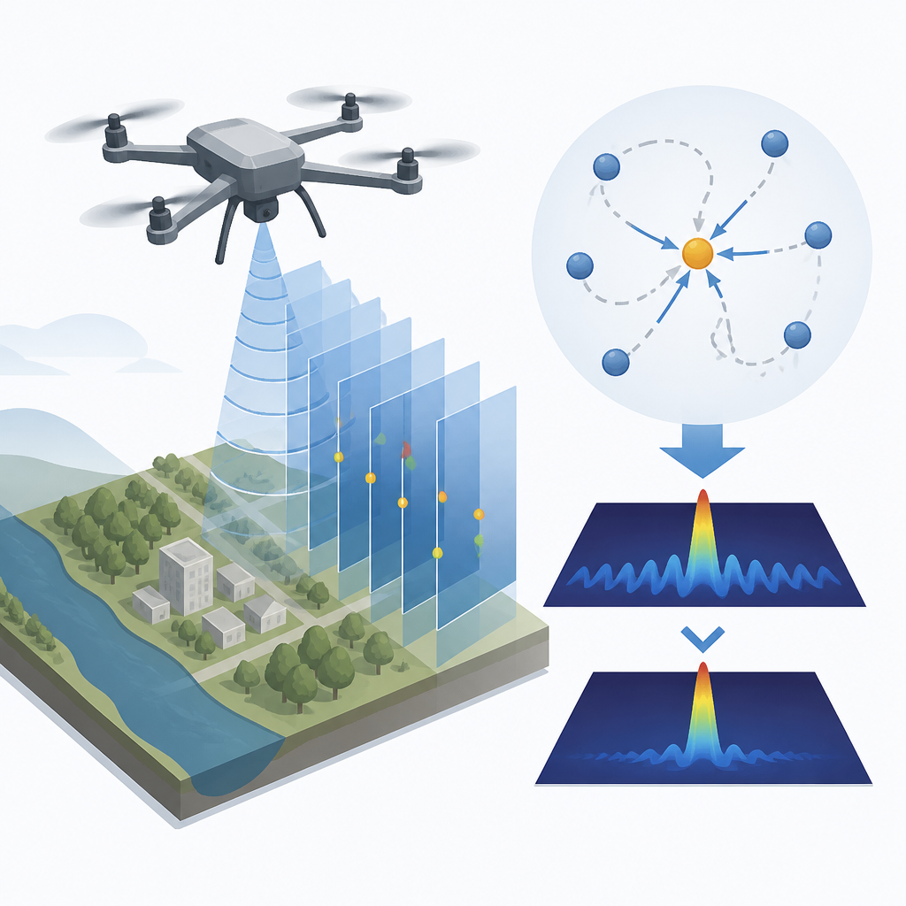 UAV TomoSAR 用 PSO 壓低旁瓣