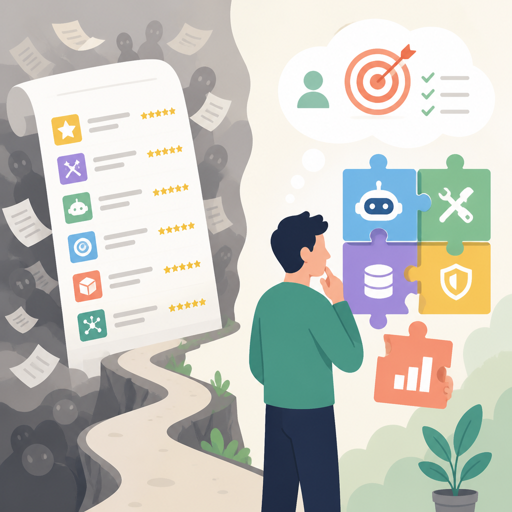 Why awesome lists are the wrong way to pick AI agent tools