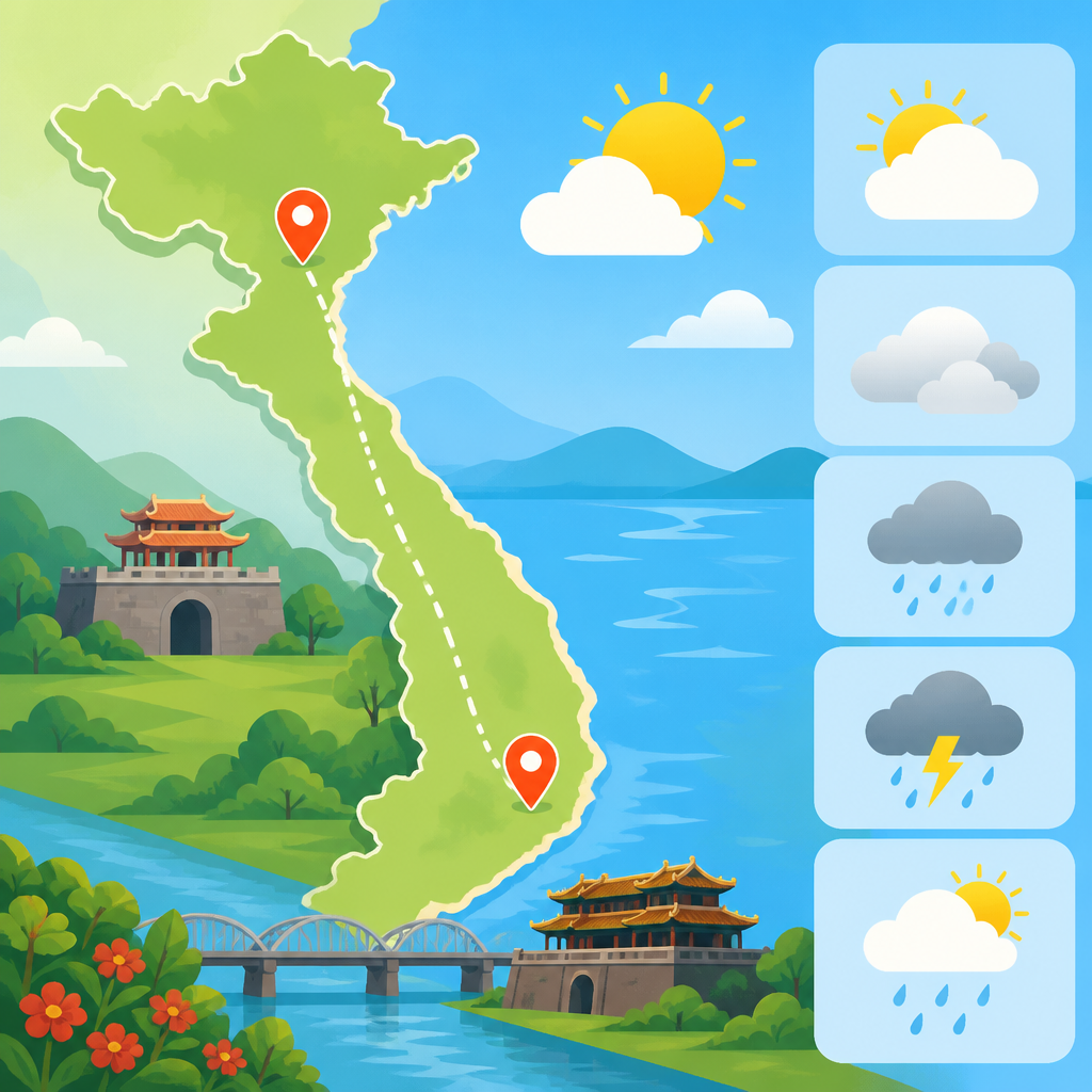 5月28日清化到順化天氣預報