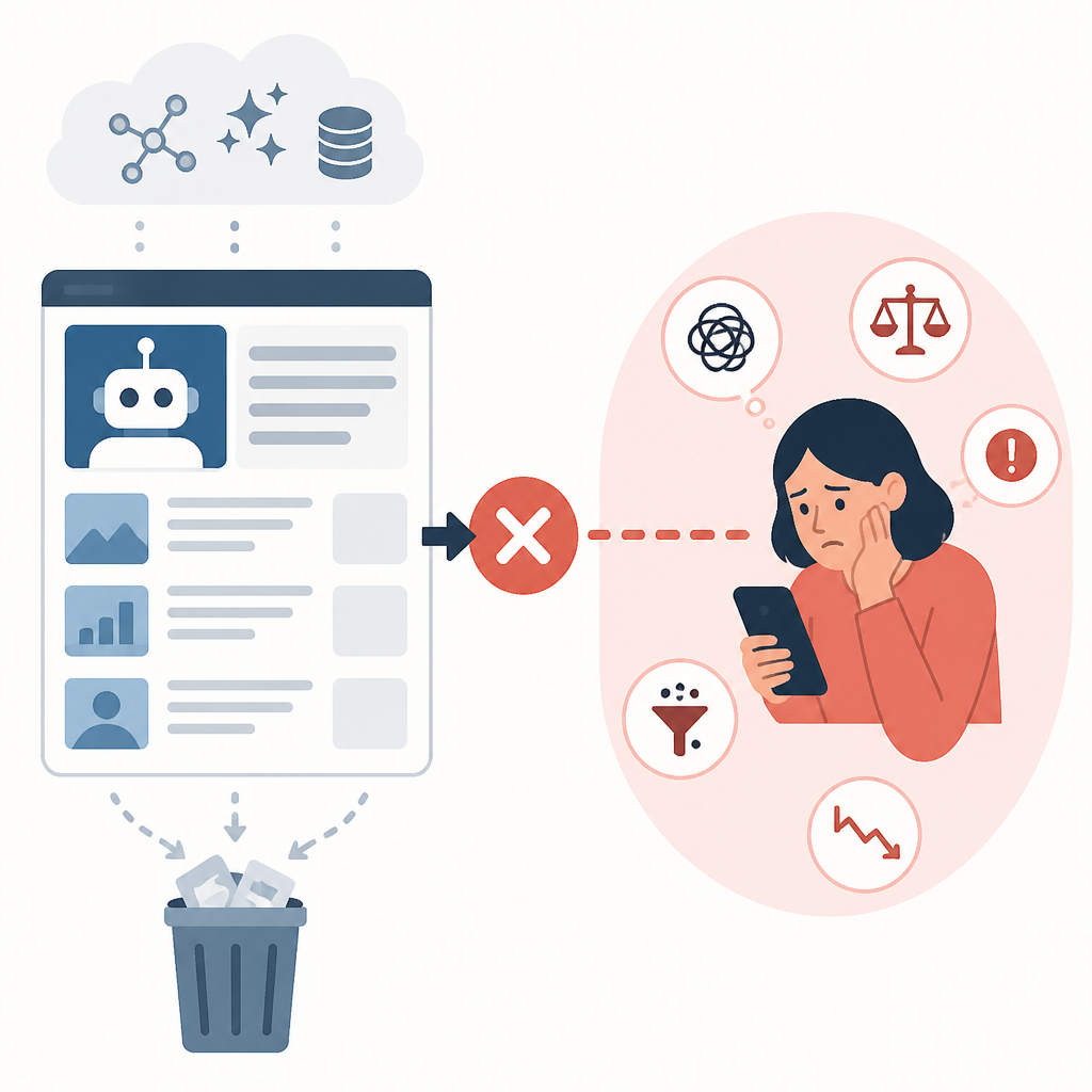 Why AI news sections are failing readers