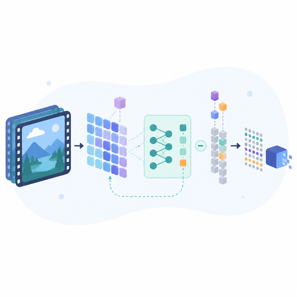 AdaCodec 用預測碼壓縮影片 token