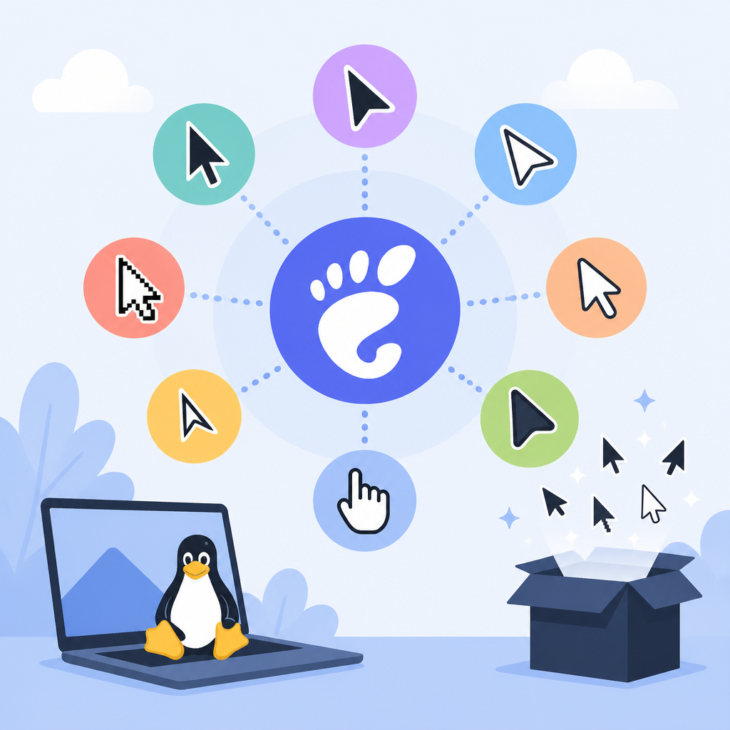 為什麼 Gnome-look.org 仍然重要:Linux 游標的分發樞紐