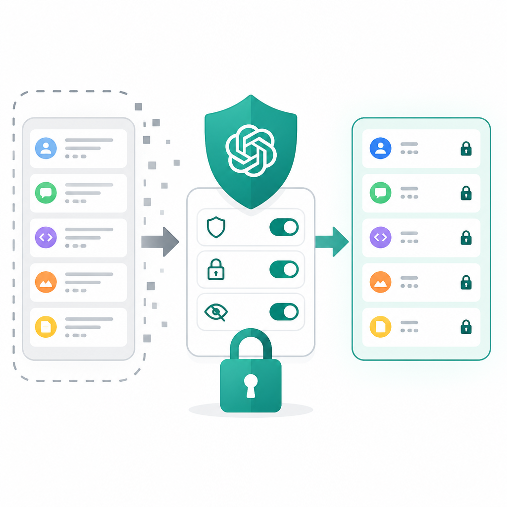 OpenAI data controls let you keep logs tighter