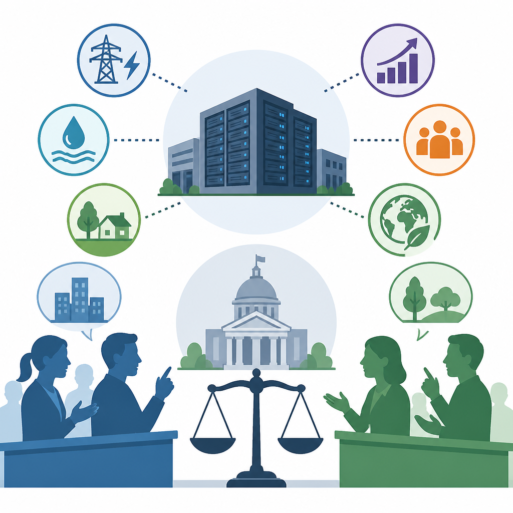 Why Data Center Narratives Are Now a Public Policy Fight