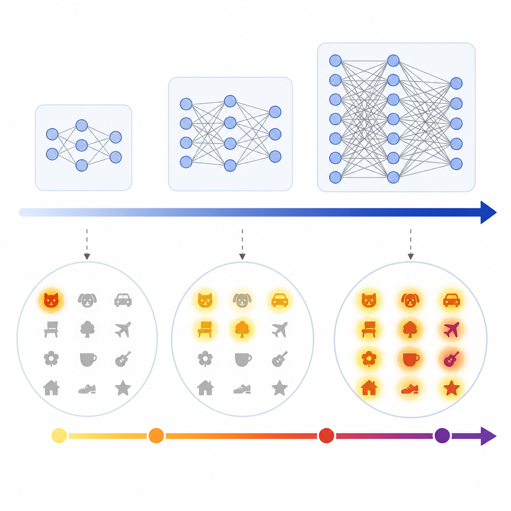 How neuron selectivity changes as models scale