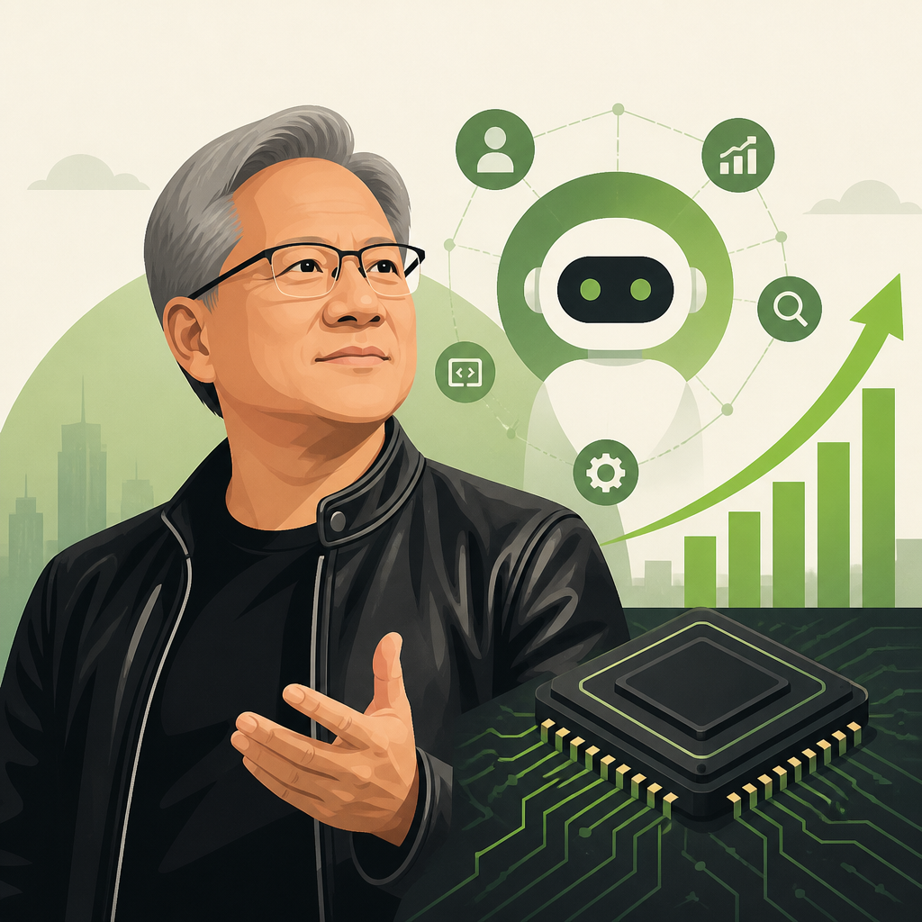 黃仁勳：AI 代理需求撐起晶片行情