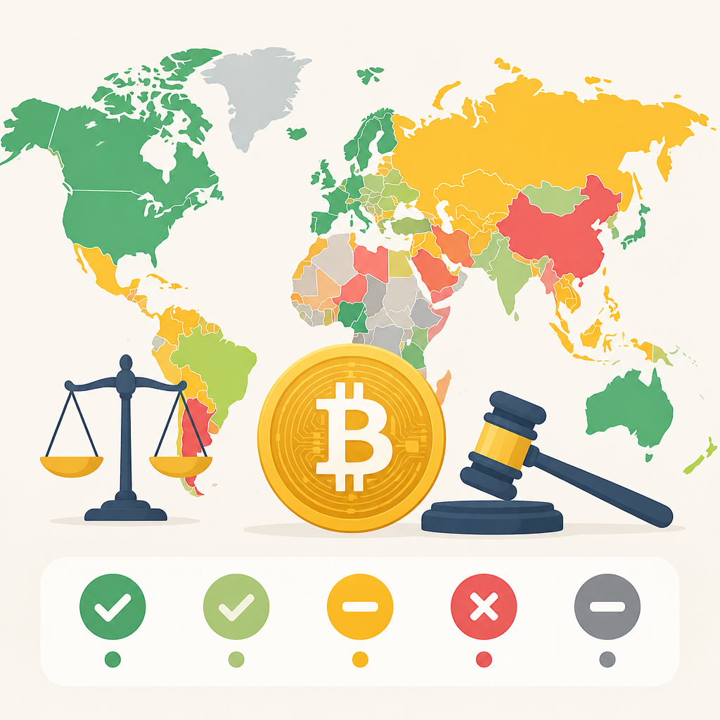 各國加密貨幣合法性一次看懂