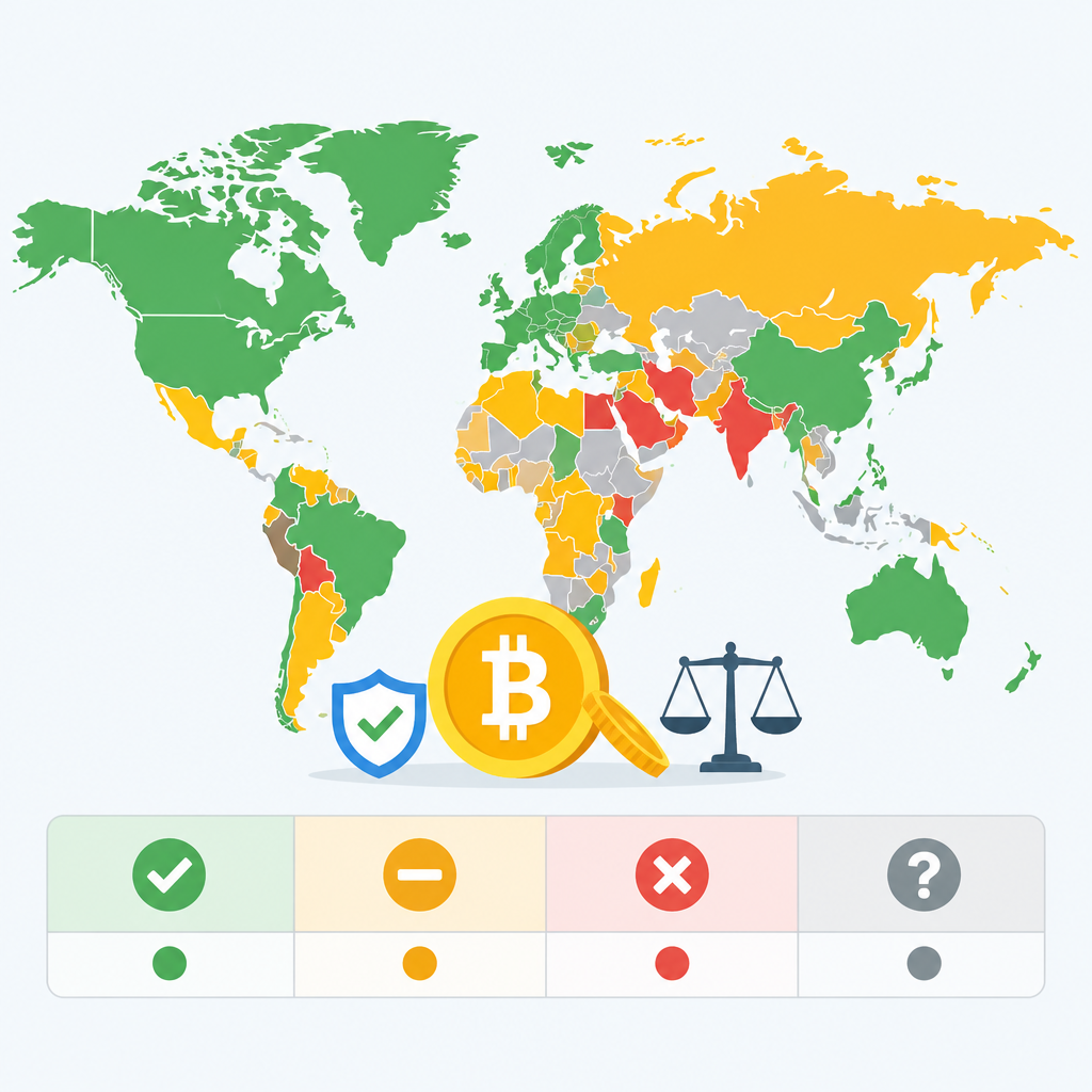 各國加密貨幣合法性一次看懂