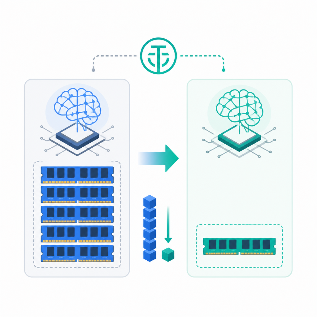 Tether TurboQuant 讓 AI 記憶體降 5 倍