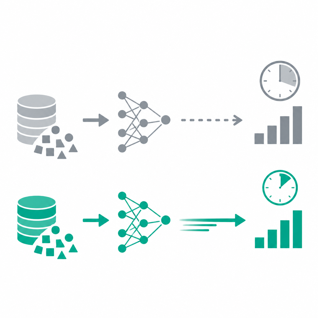STRIDE tracks training data influence faster