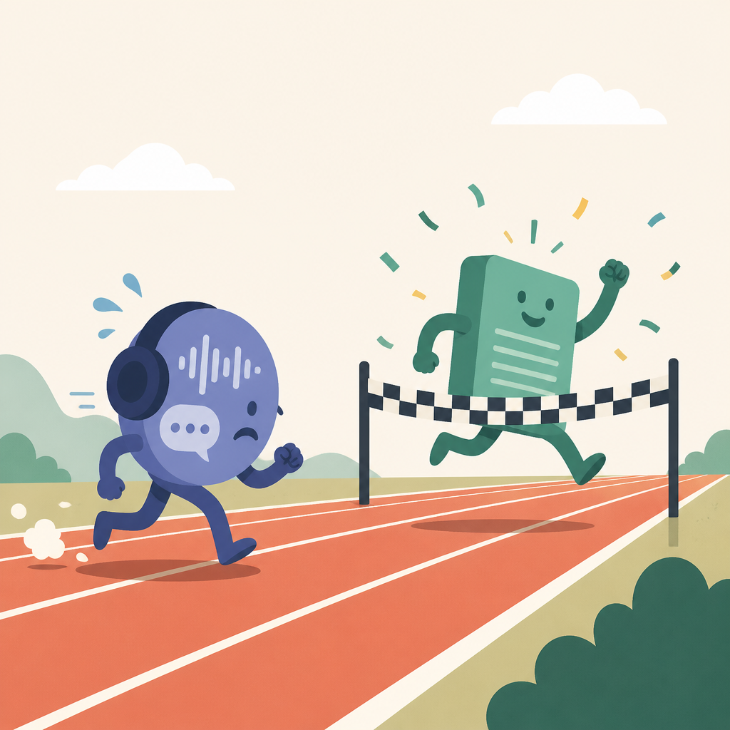 How audio-language models lose to text