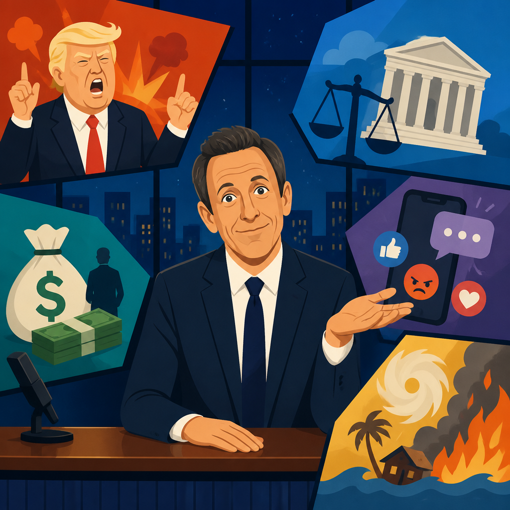 5 個 Seth Meyers 失控新聞節拍