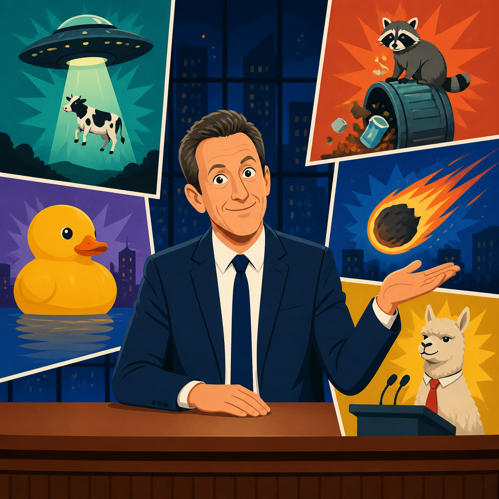5 wild news beats in Seth Meyers' recap
