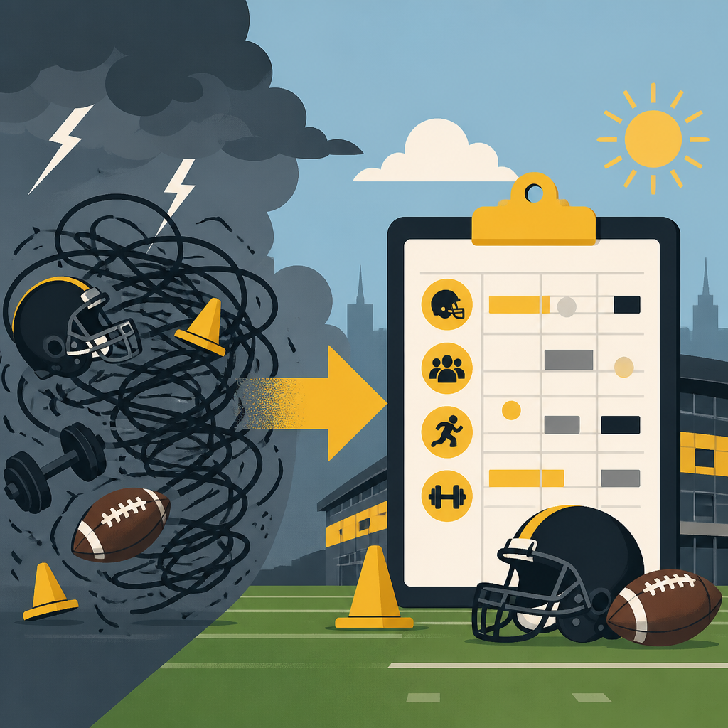 Steelers’ 2026 camp schedule turns chaos into a plan