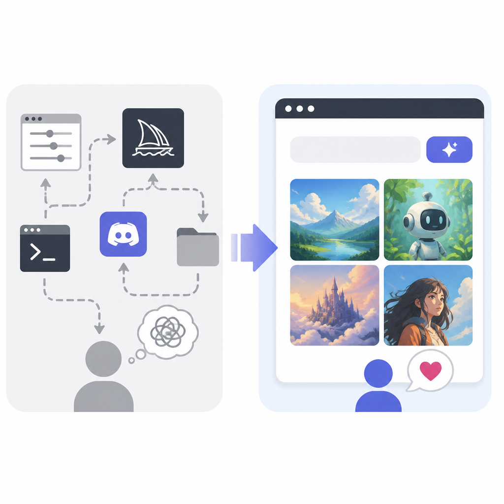 Midjourney 網頁版改變 AI 繪圖用法
