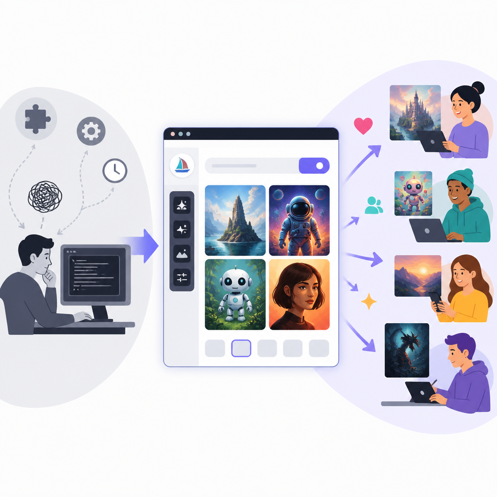 Midjourney’s web app changes how people use AI art