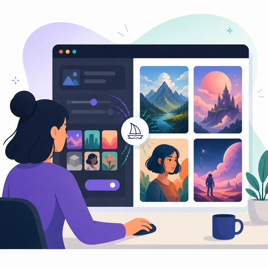 Midjourney’s web app changes how people use AI art