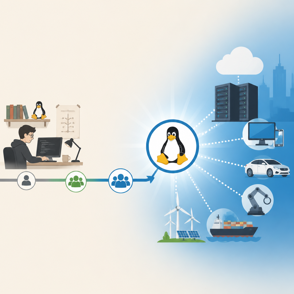 Linux Kernel: From Hobby Project to Core Infrastructure