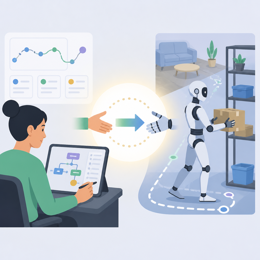 HANDOFF makes humanoid control more planner-friendly