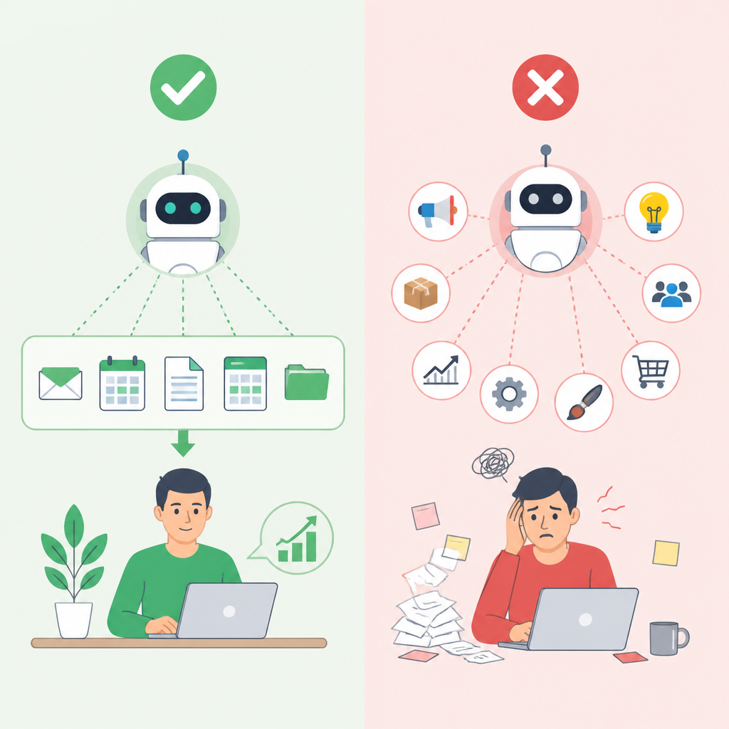 為什麼小型企業只該把 AI 用在行政，不該什麼都交給它