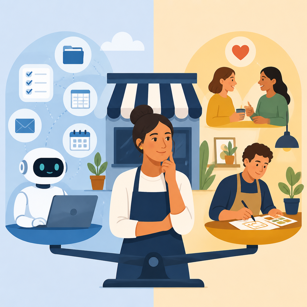 Why small businesses should use AI for admin, not everything