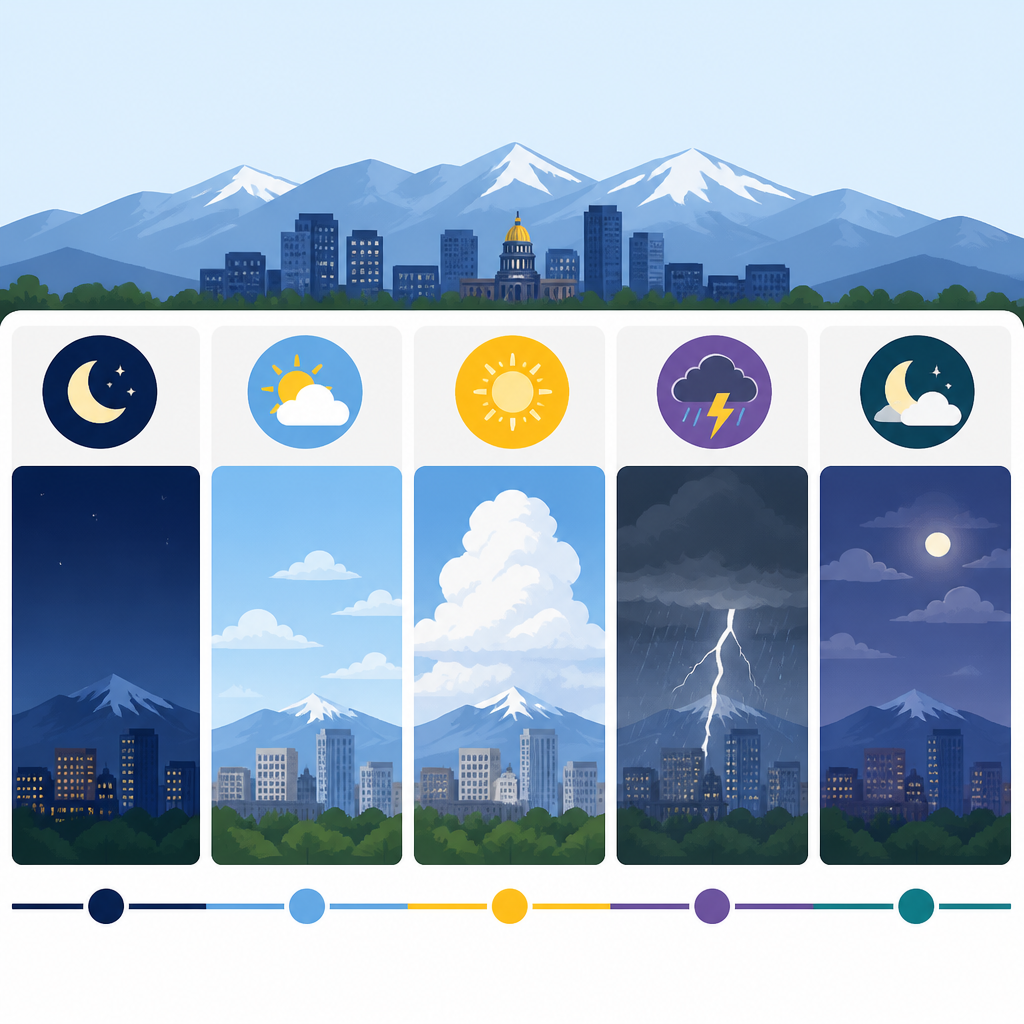 5 storm timing cues for Denver this week