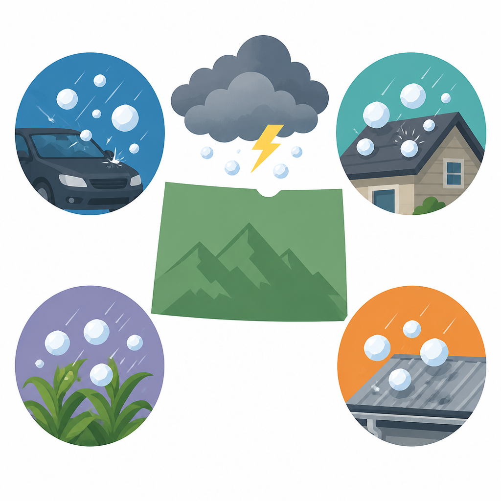 4 hail risks for Colorado on Monday