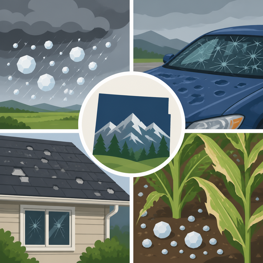 4 hail risks for Colorado on Monday