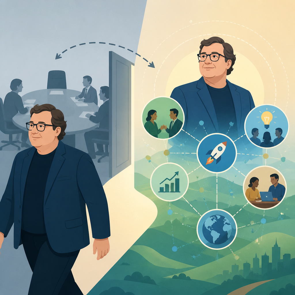 為什麼 Reid Hoffman 離開 Microsoft 董事會,比改頭銜更…
