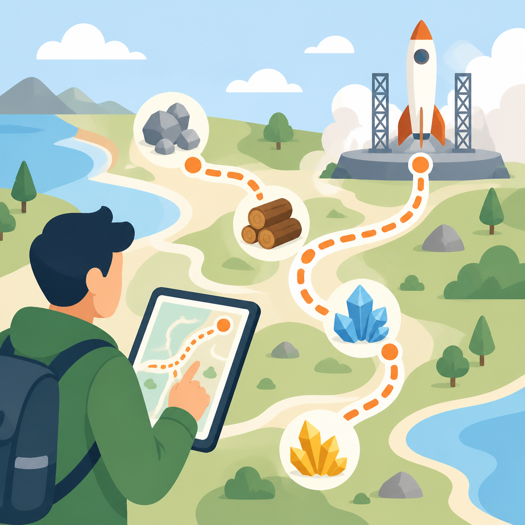 Launch Site 讓你把撿資源變路線
